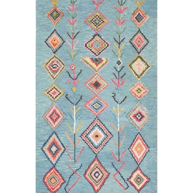 Image of OLEFIN Handmade Thick Woolen Anti Slip Carpet and Rugs for Living Room Bedroom Hall Dinning Room Kids Room