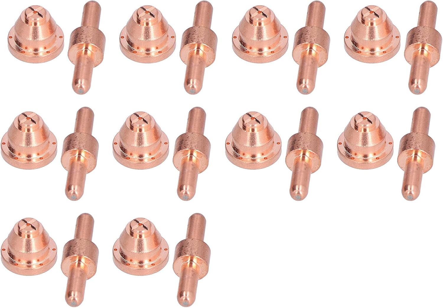 TH50 Plasma Cutter Consumables Kit, Copper Plasma Electrode Tip Kit