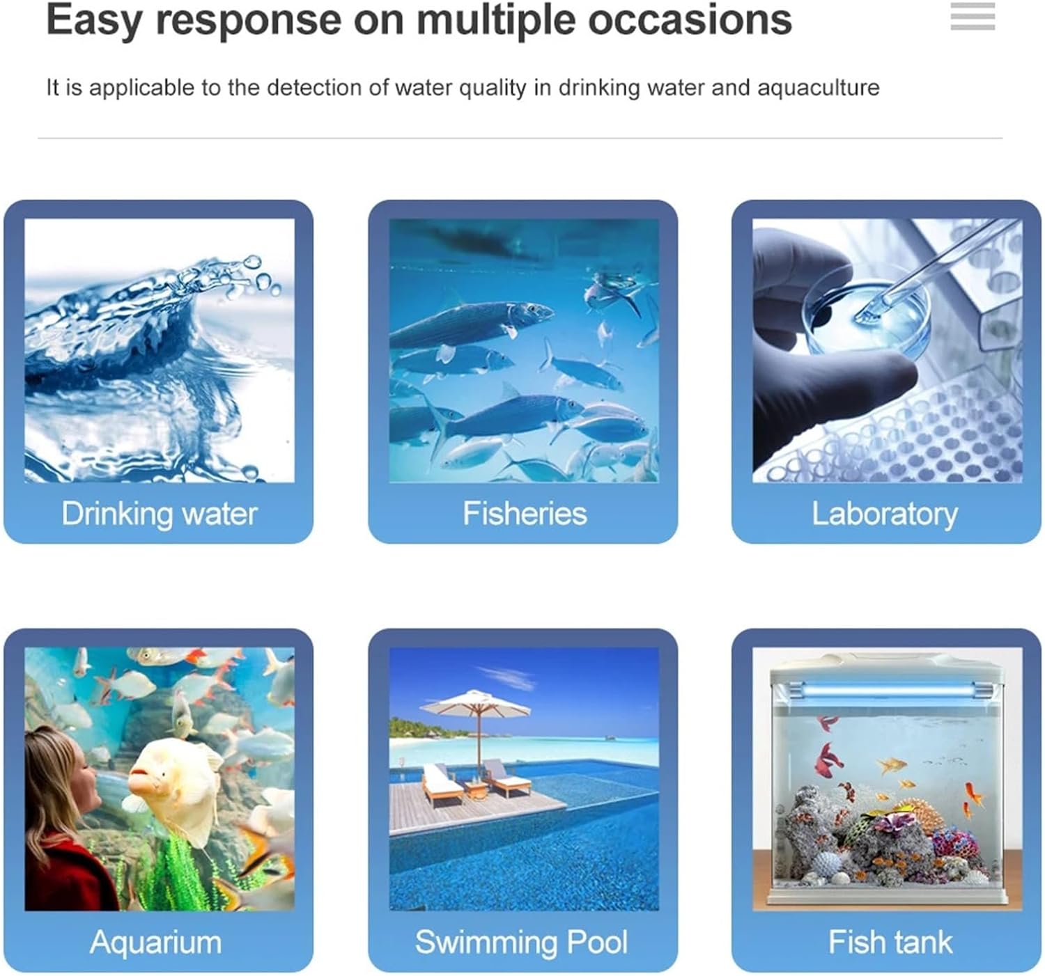 Digital Water Tester Quality 5 in 1 TDS PH EC Temp Salinity Meter Analyzer for Pools Drinking Aquarium Monitor