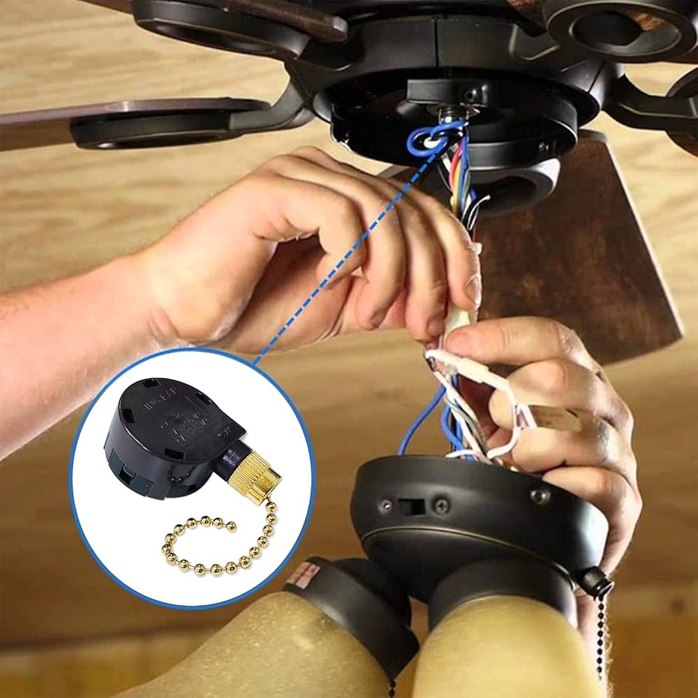 Miayaya Pull Chain Switch Zing Ear ZE-268S5 Control Ceiling