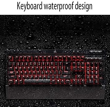 Wired Gaming Dedicated Mechanical Keyboard, 104 Keys, USB Interface, PC E-Sports Game, Monochrome Backlight Effect