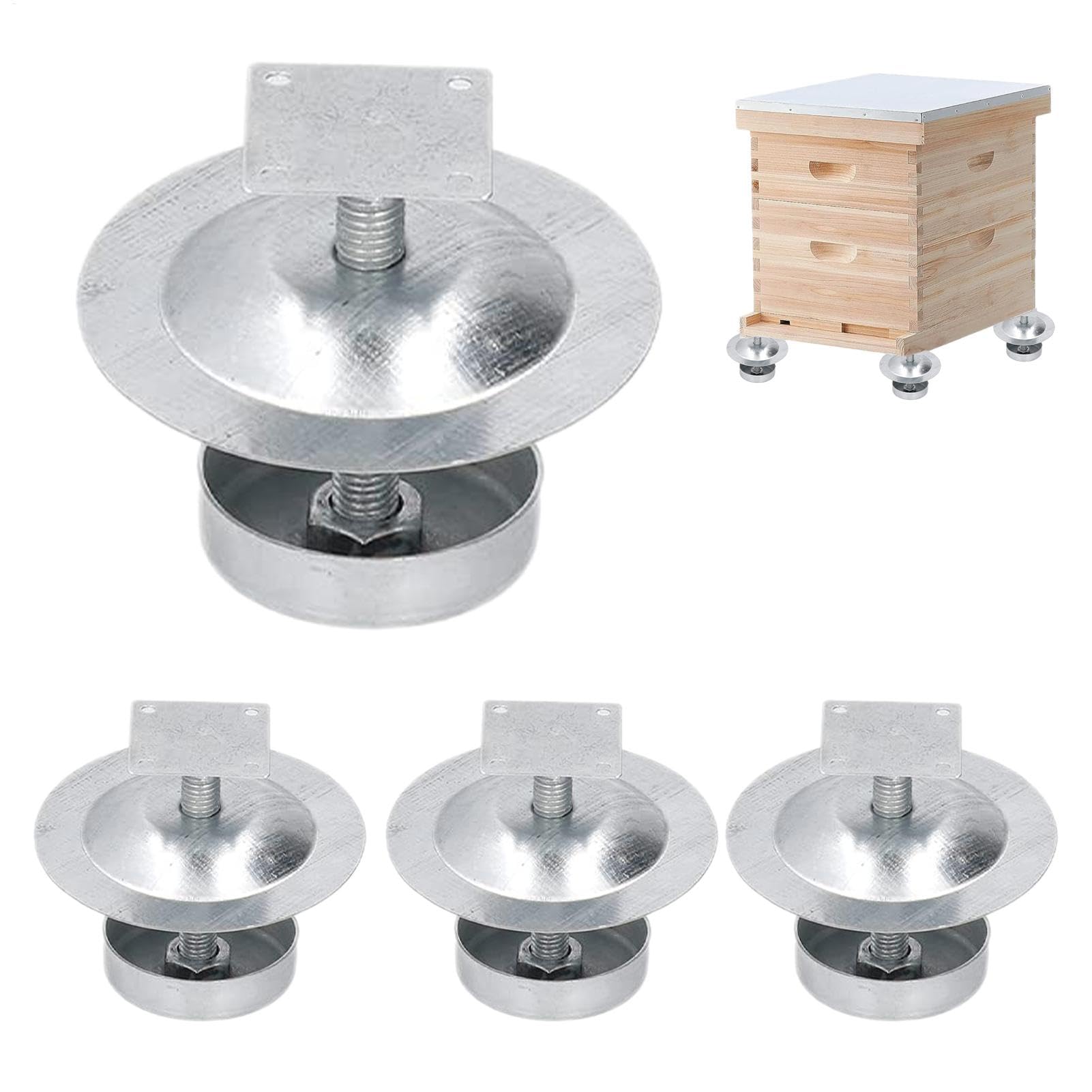 Support de ruche pour l'apiculture surélevé et stable en acier - 8