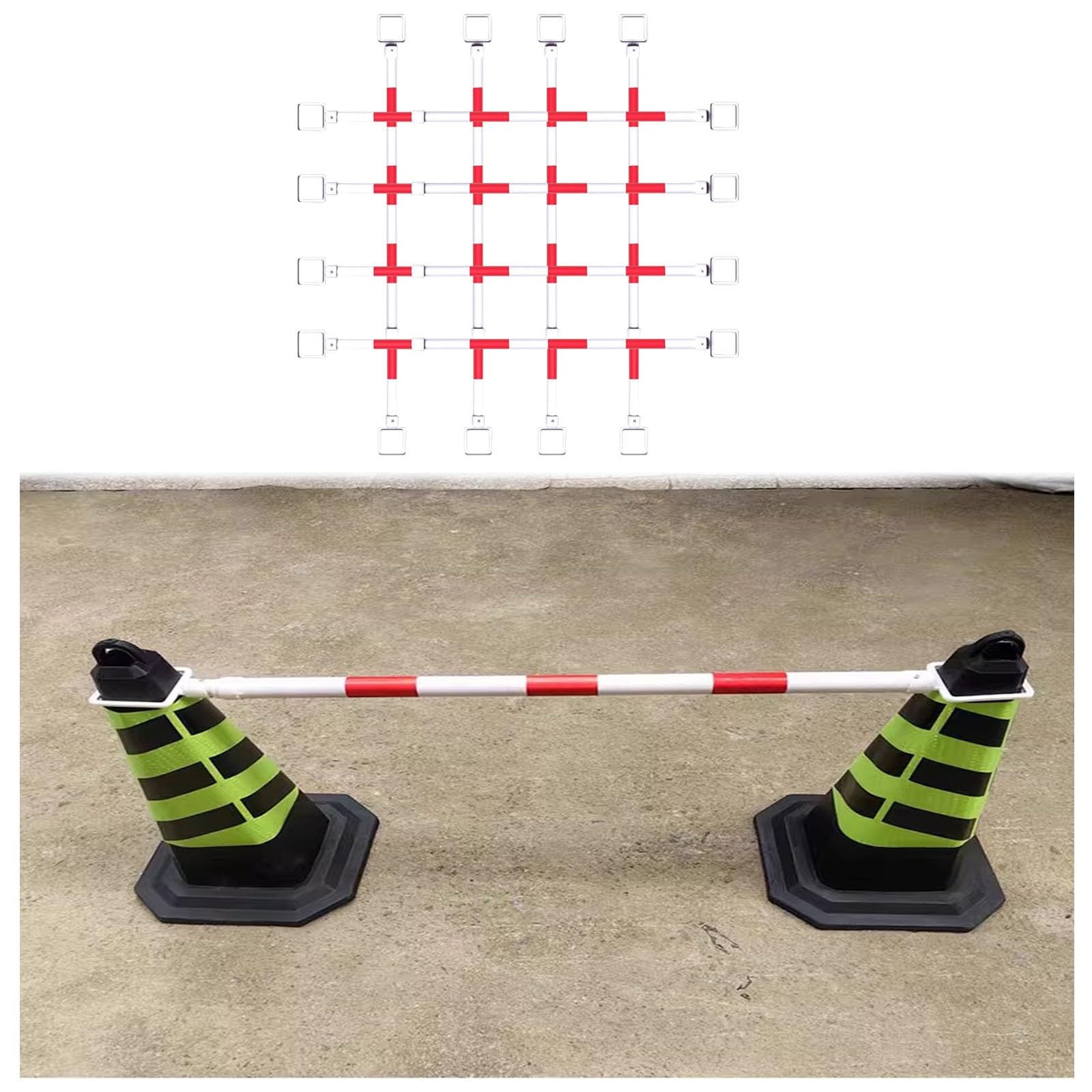 Régulation du trafic efficace grâce à la perche télescopique Teles Safe Pole