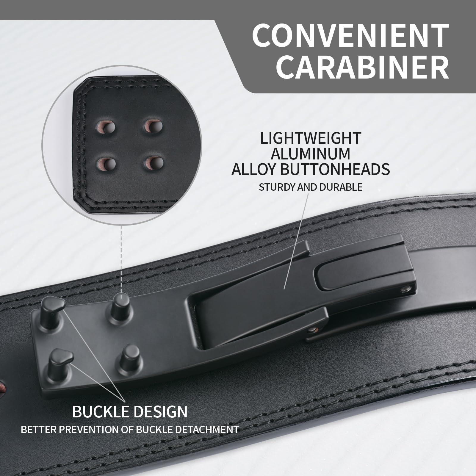 Cintura per sollevamento pesi in vera pelle con fibbia a leva, spessore 10 mm, supporto lombare per schiena, ideale per allenamento, sollevamento pesi, bodybuilding, squat e stacchi da terra