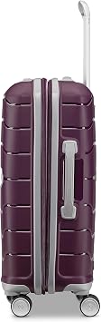 Samsonite Freeform 2-Piece Luggage Set - Carry-On & Large Checked Luggage with Dual Spinner Wheels - Durable Polypropylene Hardshell - TSA Lock, Airline-Approved - Expandable - Amethyst Purple