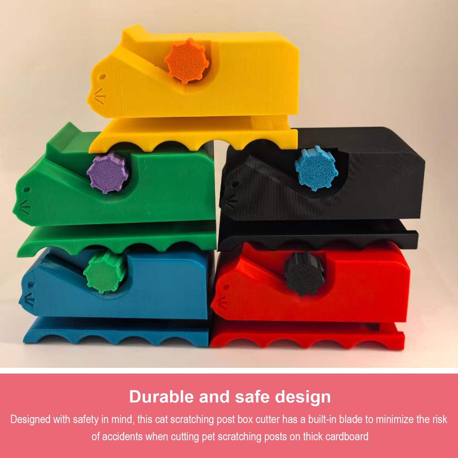 3D Printed Cat Scratcher Cutting Tool 3D Printed Cardboard Cutter For Cat  Scratchers - DIY Tool For Pet Owners (Orange) 3D Printed Cardboard Cutting  Tool, image size:1600x1600