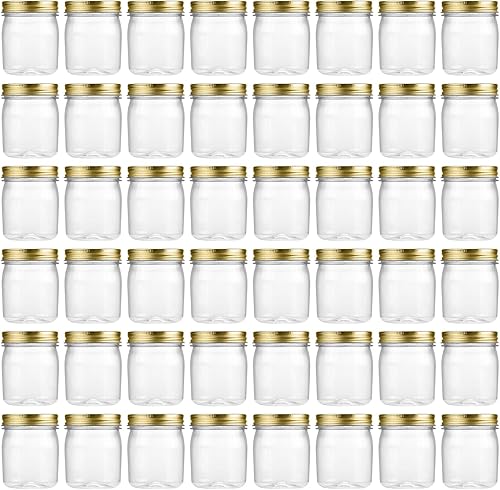 Vista 35 de Novelinks - Recipientes de plástico transparente (8 onzas), Plateado