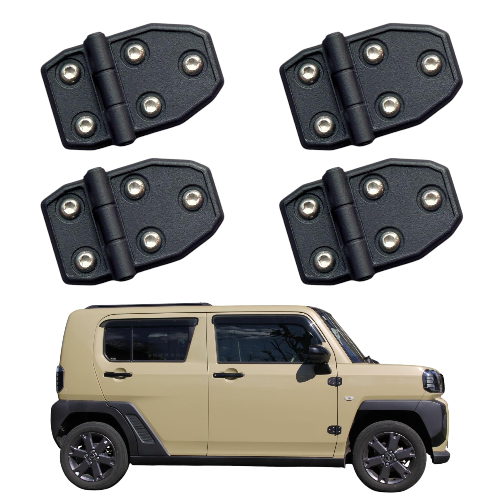 ゆ*う様 ダミーヒンジ 4個セット ジムニー タフト ハイエース ステンレスボル ゆ*う様 ダミーヒンジ 4個セット ジムニー タフト ハイエース