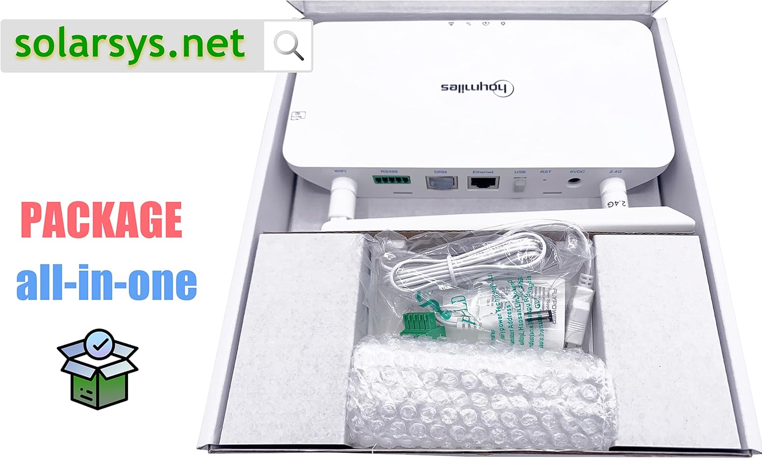 Hoymiles DTU-Pro Package Contents