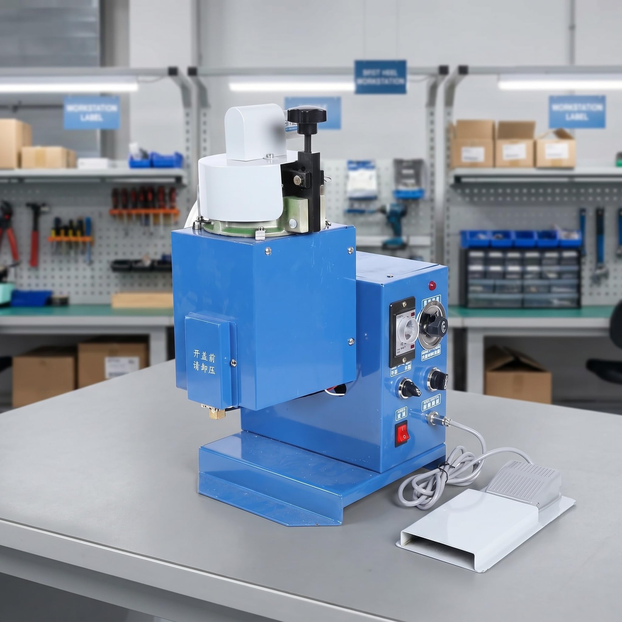 Macchina Iniettore A Spruzzo per Colla A Caldo Commerciale - Dispenser di Adesivo Semiautomatico per Lindustria, Attrezzatura Efficiente per Pistola per Colla Ad Uso Professionale