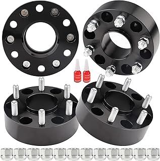 Richeer 6x5.5 Wheel Spacer for 2019-2021 Ram 1500, 4 PCS 2 inch 6x139.7mm Wheel Spacer with 14x1.5 Studs & 77.8mm Center Bore for 2019 2020 2021 Ram 1500