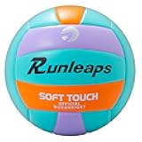 Beach Volleyball Official Size 5 Soft Waterproof Volleyball Sand Sports PU Ball for Indoor, Outdoor, Pool, Gym, Training