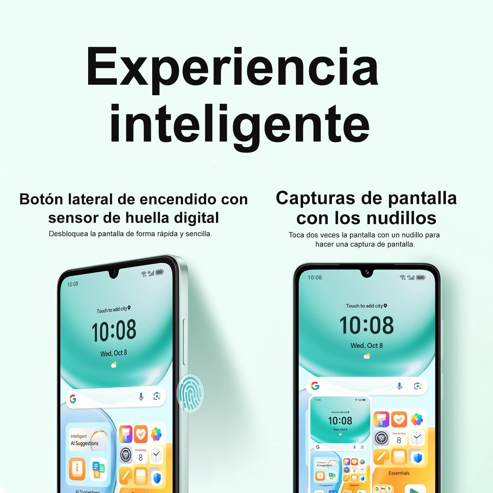 HONOR X5c Plus Smartphone, Pantalla Brillante de 6,74 Pulgadas 90Hz, Batería de Larga Duración 5130 mAh, 256GB, Cámara Doble 50 MP Ultraclara, Procesador de 8 Núcleos, Dual SIM, Android 15
