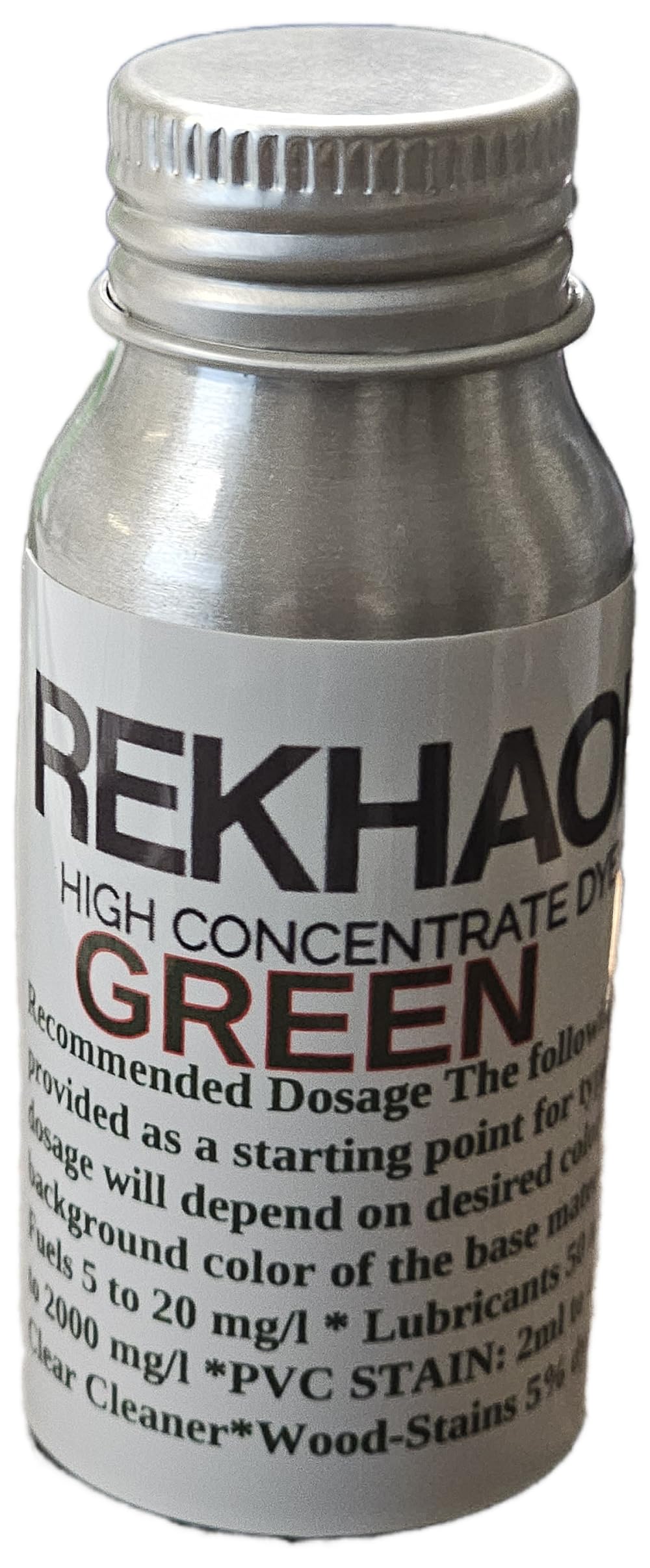 Rekhaoil® Green Petroleum Dye 1.oz Bottle
