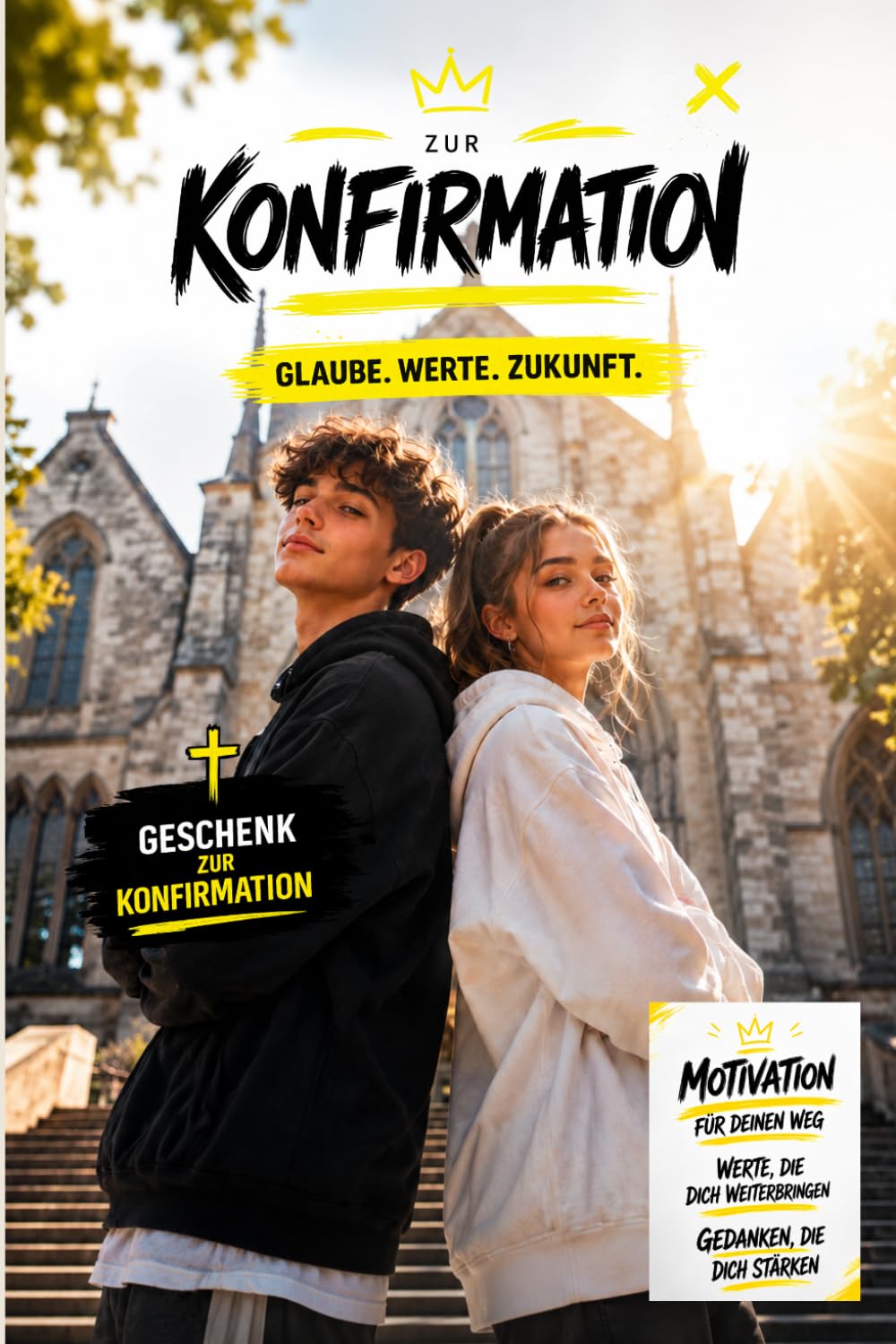 Zur Konfirmation - Glaube Werte, Zukunft: Christliches Geschenk zur Konfirmation, Firmung & Kommunion | Glaube, Gott, Jesus, Kirche, Werte & Zukunft für Teenager