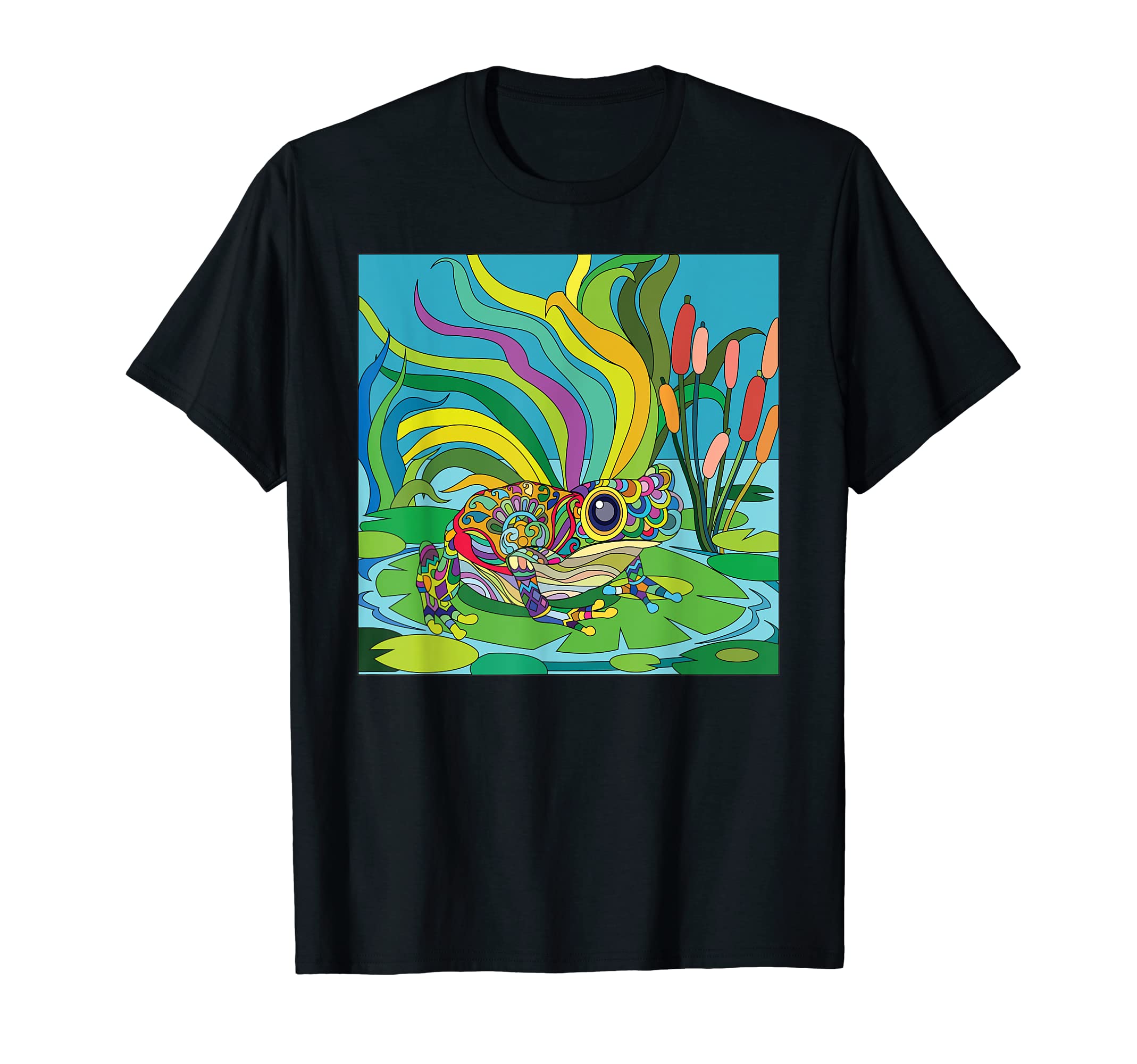 Lucky Frog Custom T-Shirts with Designs by Exotic Creations T-Shirt