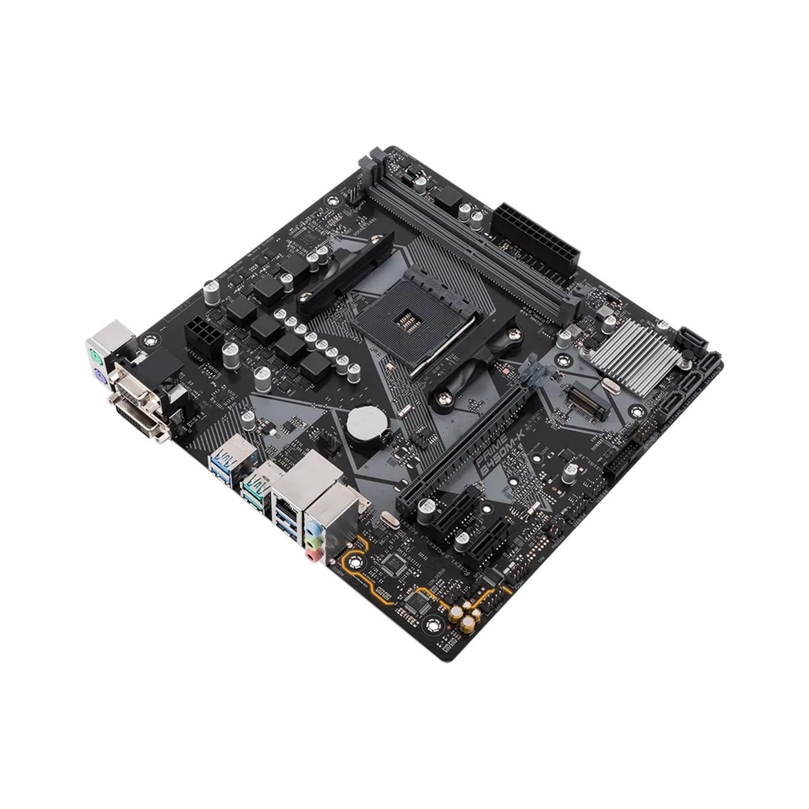 Carte Mere Carte mère Fit for ASUS B450 B450M Prime B450M-K AM4 for processeurs Ryzen 5 5600G, 3400G, 1700 et 5700, DDR4 128 Go, M.2 Micro ATX