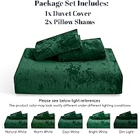 Vista 93 de PHF - Juego de funda de edredón de terciopelo auténtico tamaño individual, juego de funda de edredón ultra suave y transpirable de 2 piezas