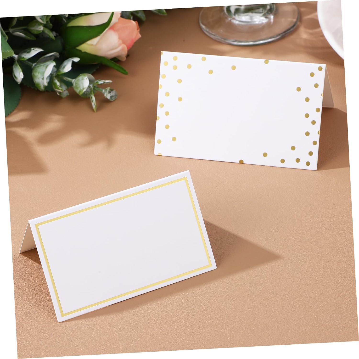 100pcs Wedding Table Setting Decor Place Cards Elegant Seating Cards Names