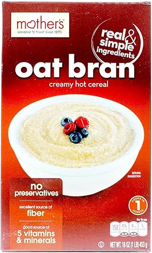 Miniatura 1 de Mothers 100 Natural Oat Bran Cereal caja de 16 onzas Paquete de 6