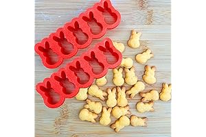 2 Pack Mini Easter Bunny Cookie Cutter, 1" Made in USA