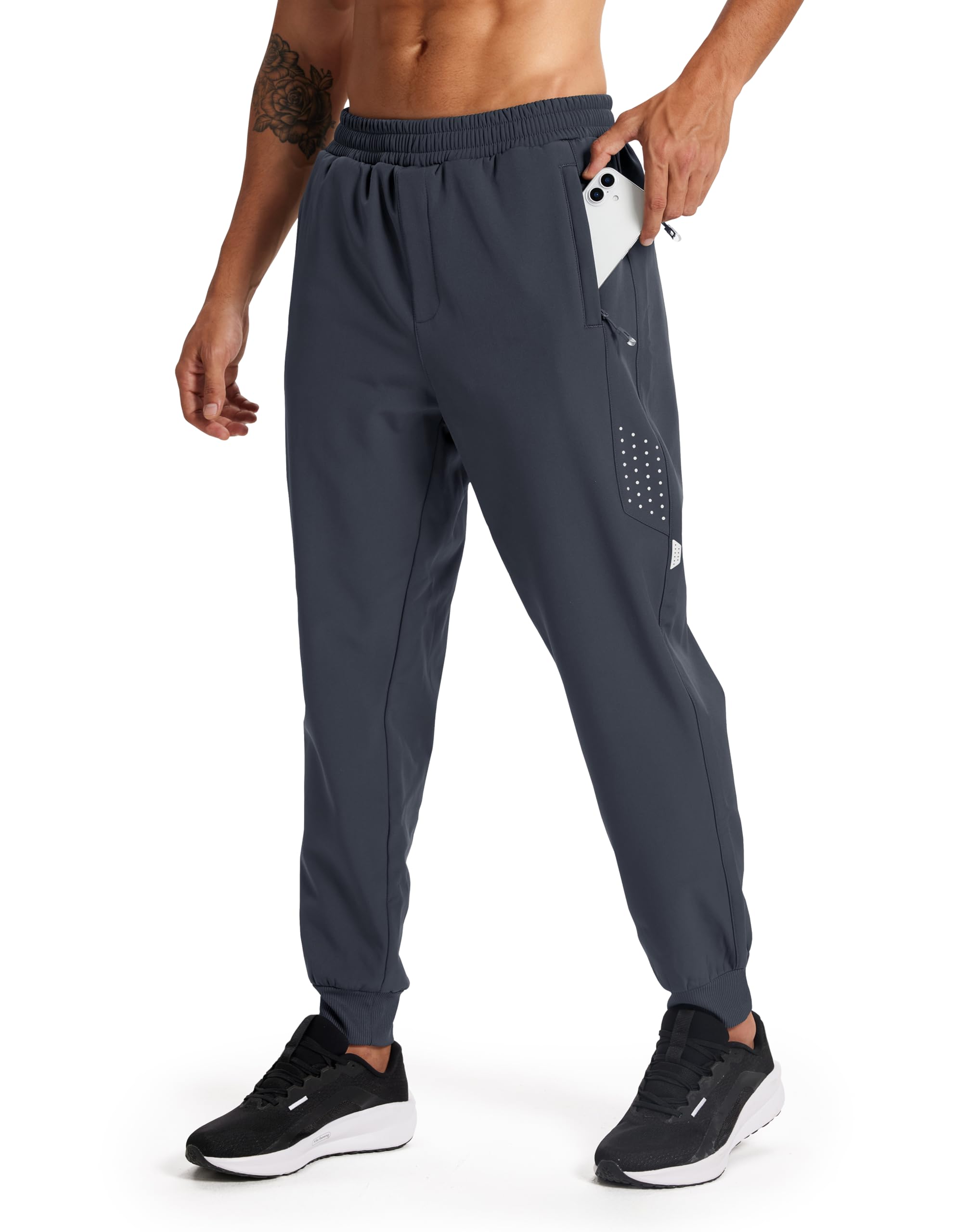 INYOTRAK Men's Fleece Joggers Athletic Winter Warm Sweatpants Workout Gym Running Active Track Pants