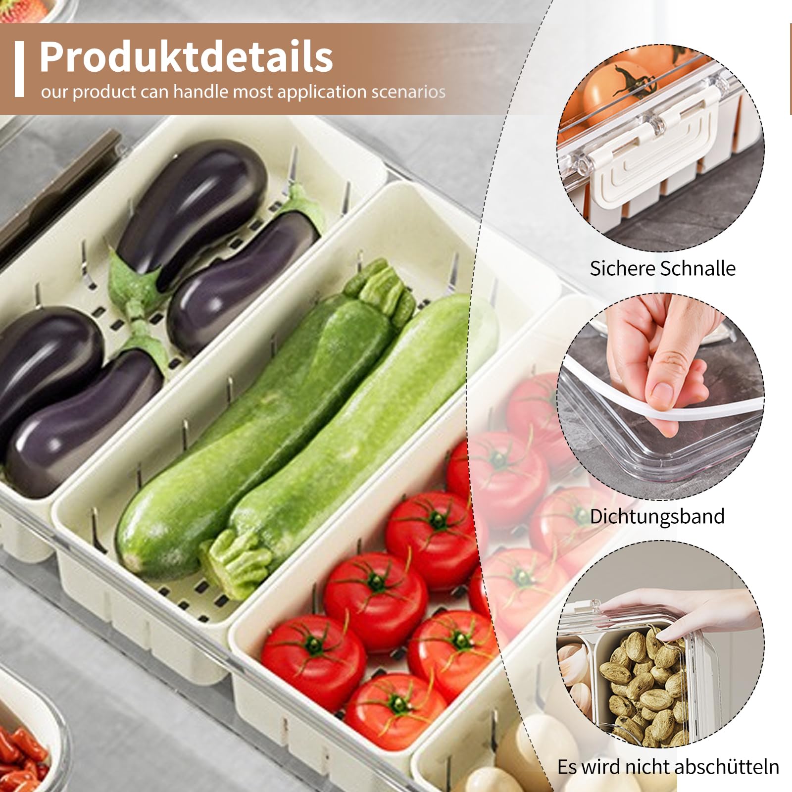 Bandeja De Aperitivos Con 9 Compartimentos Y Tapa – Plástico De Calidad Alimentaria, Antifugas, Ideal Para Fiestas Y Picnics