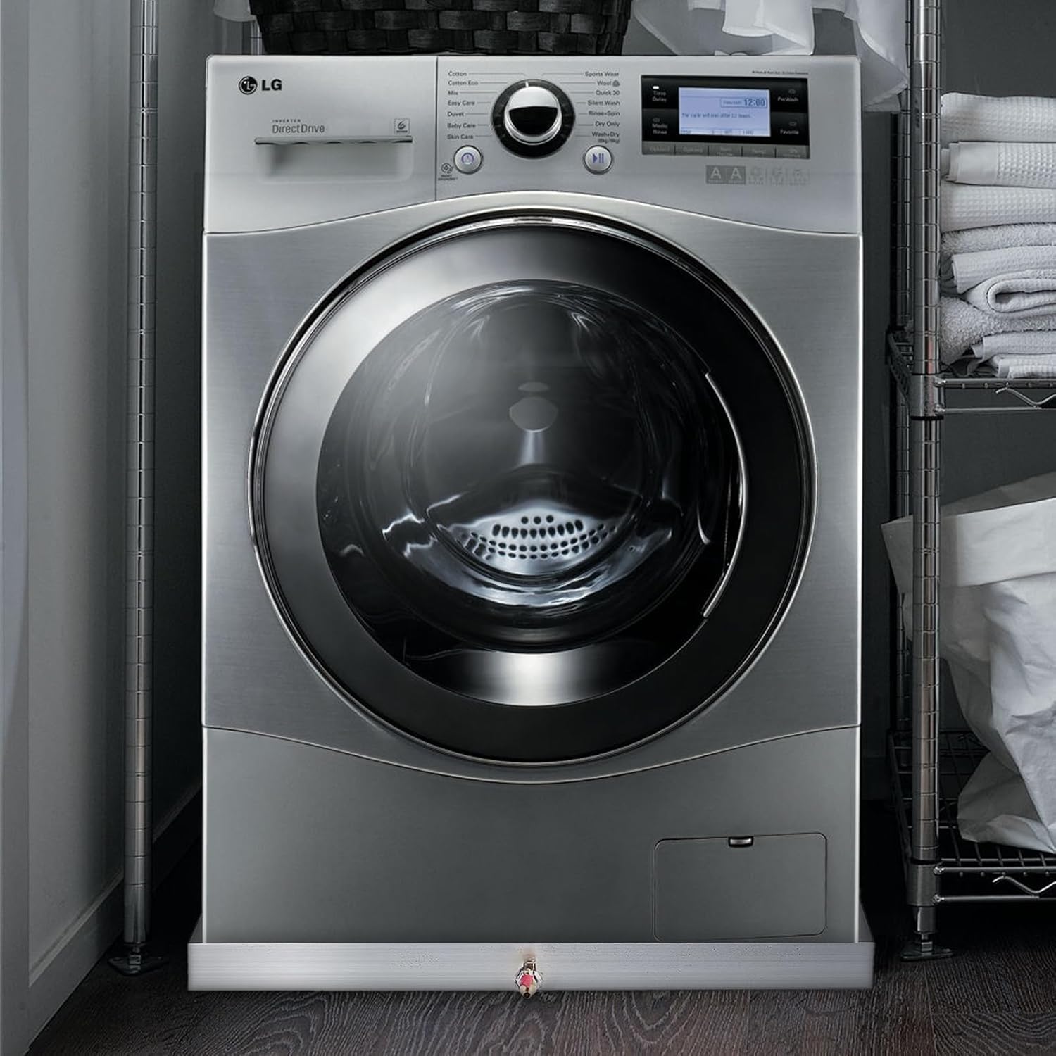 27" x 25" Stainless Steel Washer and Dryer Drain Pan
