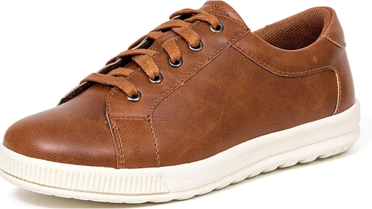 Deer Stags Boys' Kane Dress Fashion Sneaker in Dark Tan / 6 Big Kid