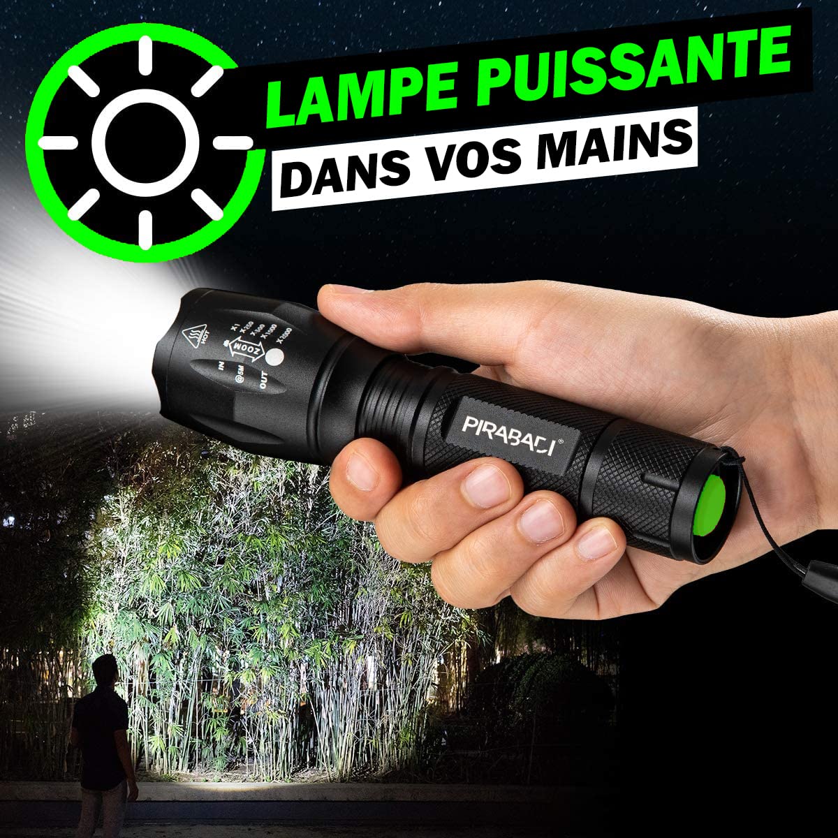 Lampe torche LED ultra-puissante - Lampe de poche