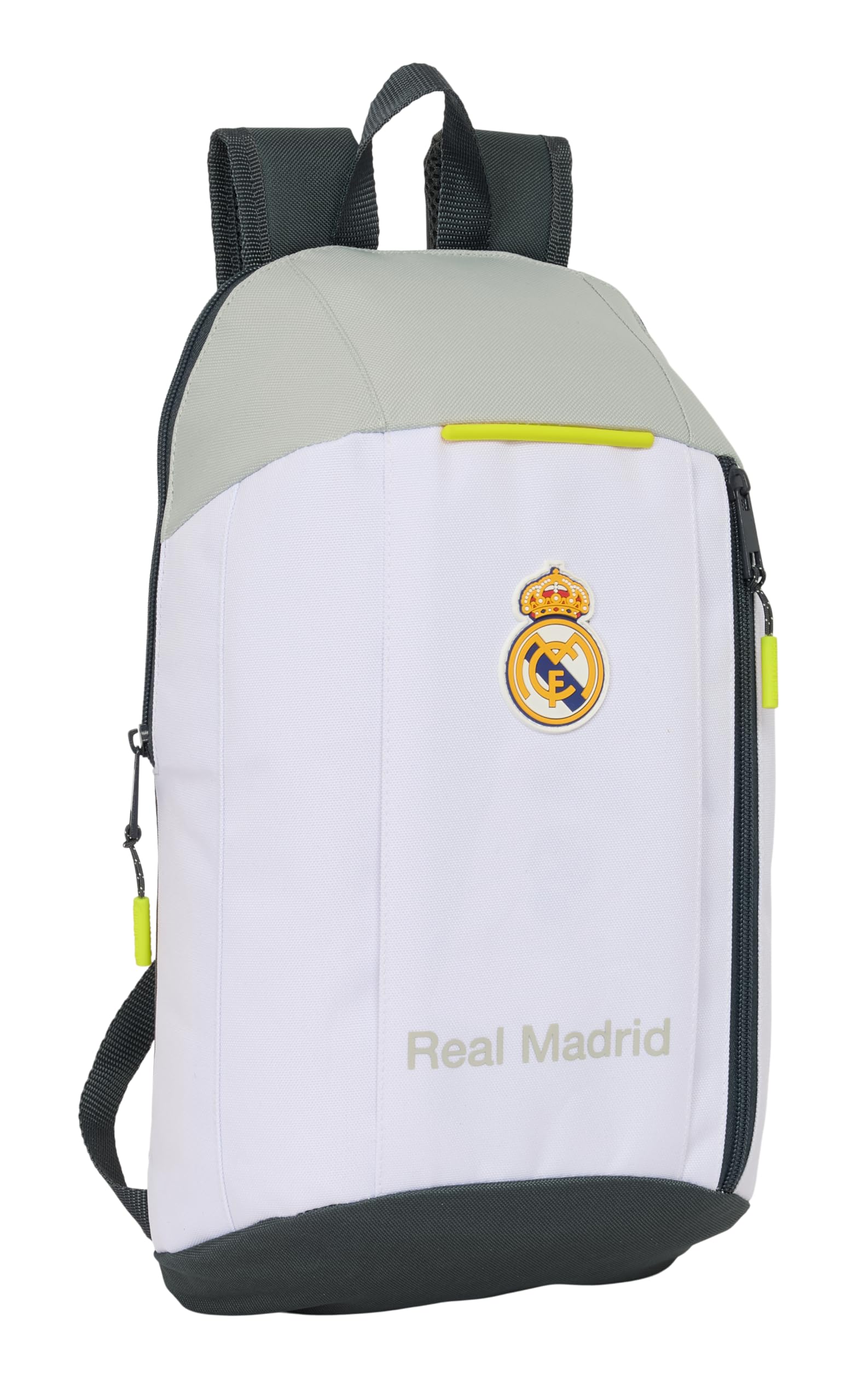 Safta REAL MADRID EQUIPACIÓN 25/26 - Mini Mochila para Uso Diario, Ideal para Niños de Diferentes Edades, Cómoda y Versátil, Calidad y Resistencia, 22x10x39 cm