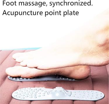 Lymphatic Drainage Air Compression Leg Massager, 4 Cavity Air Compression Boots for Lymphedema and Swelling, Pneumatic Leg Wrap Pressure Machine for Leg Waist Arm, Pain Relief