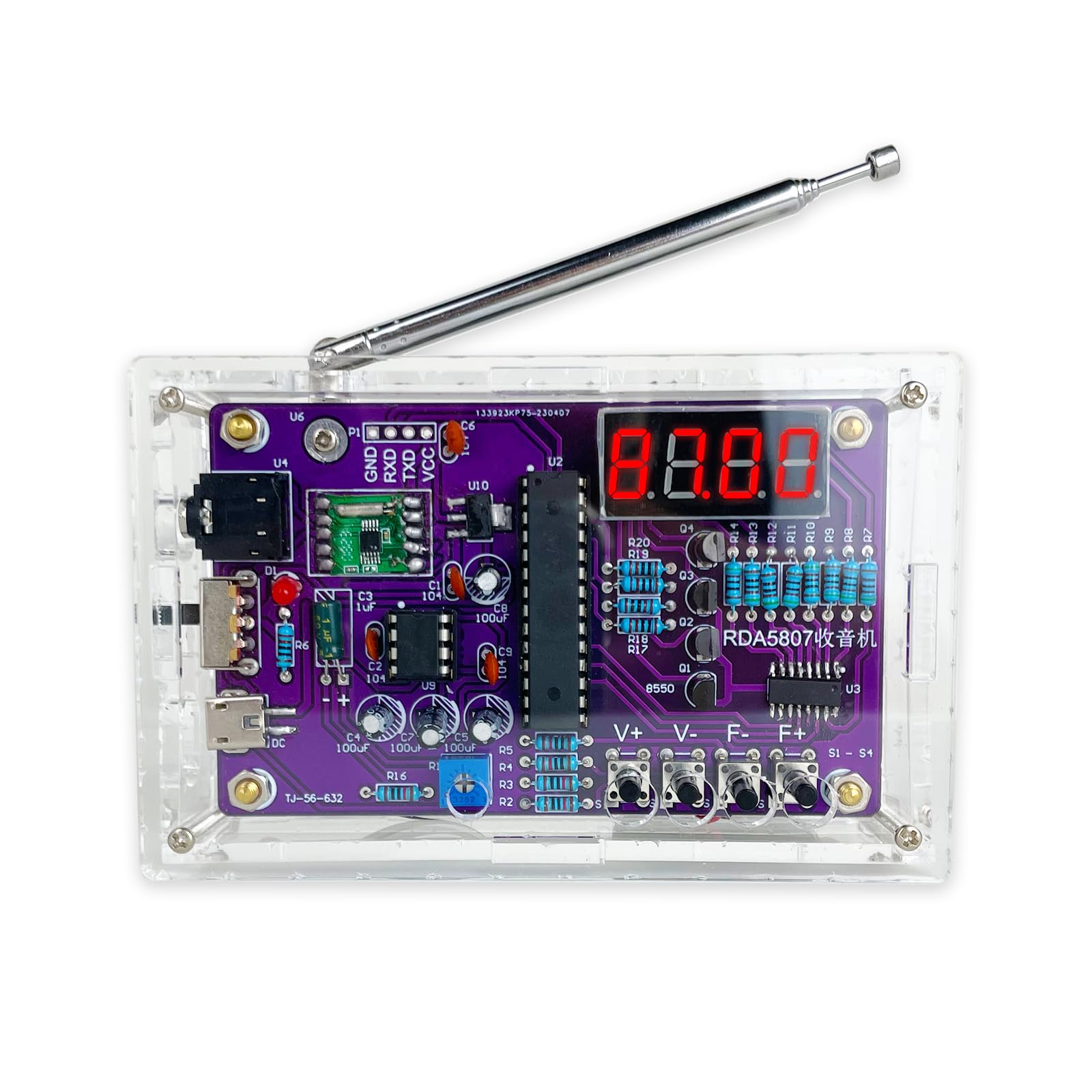 Buy EI Electronic 87108MHz Portable DIY 2 Power Mode with Headphone