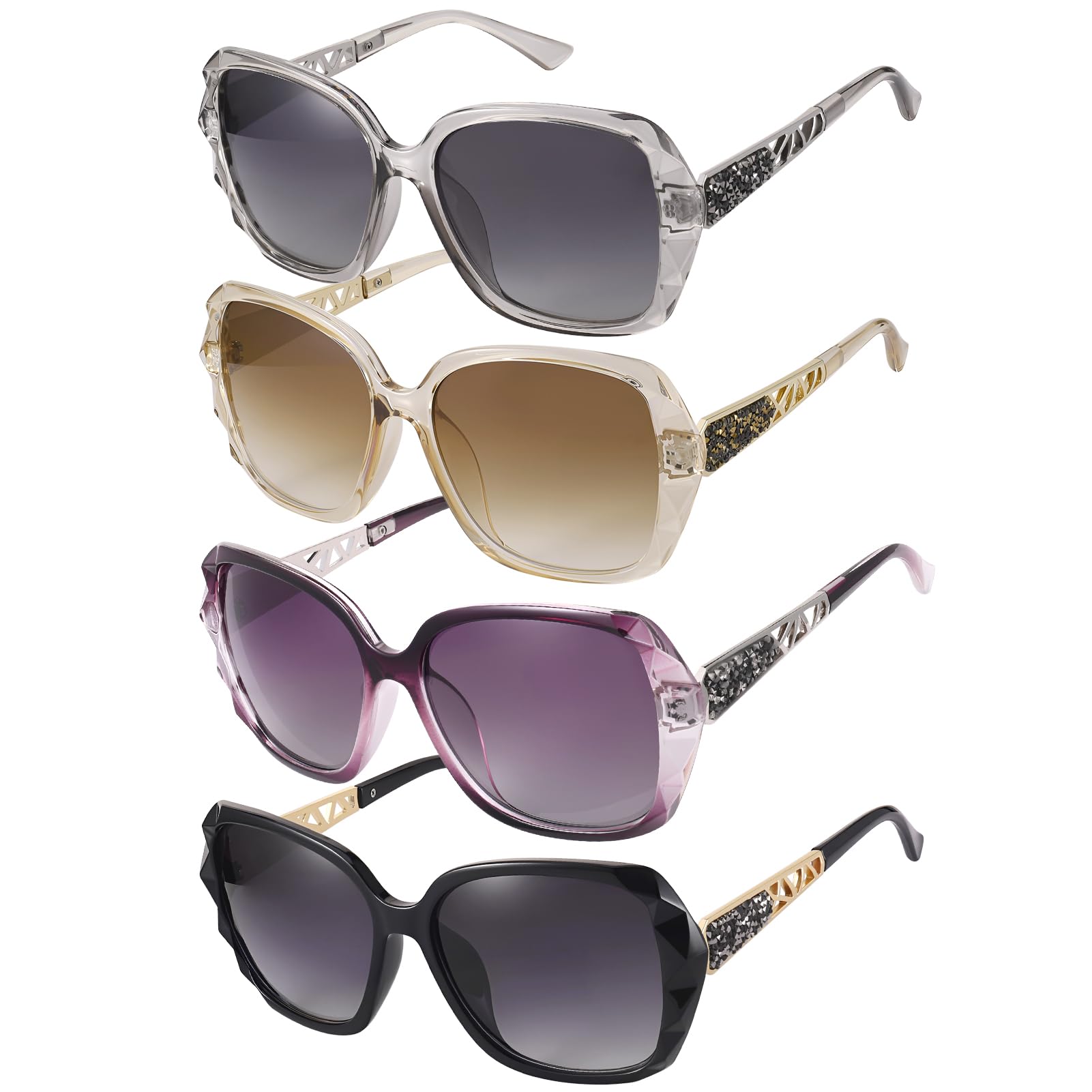 DragonflyDreams Women Large Sunglasses, UV 400 Glasses