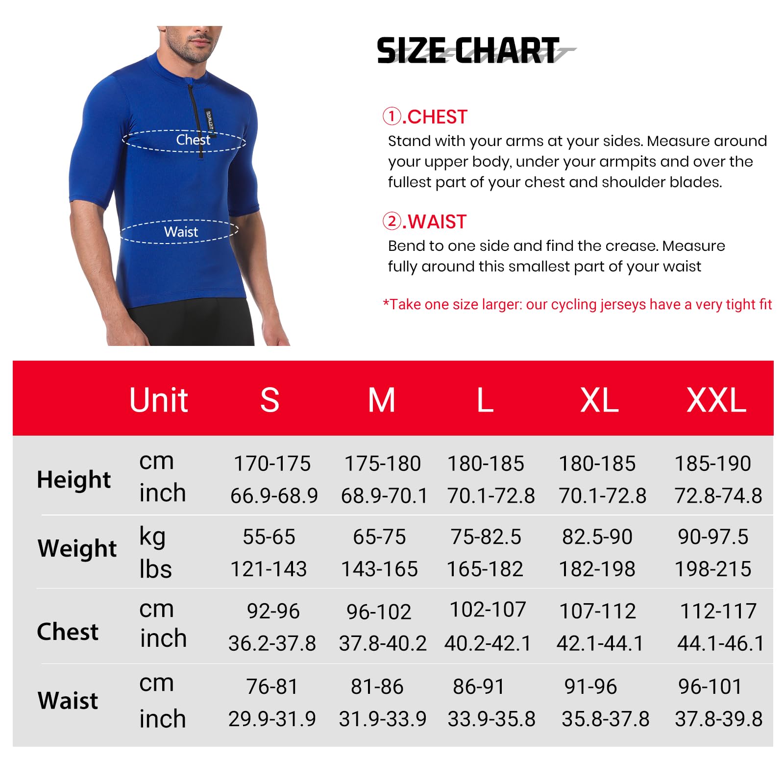 MEETWEE Magliette Ciclismo Uomo, Abbigliamento MTB Bike Asciugatura Rapida Maglia Ciclismo Maniche Corte/Lunghe Maglia Ciclismo