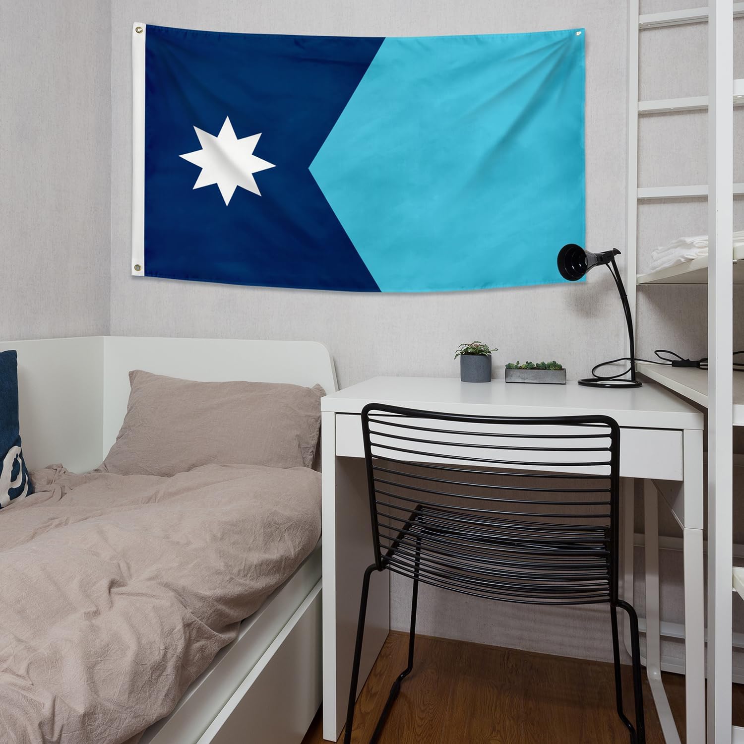 XIFAN Double Sided New Minnesota State Flag 3x5 ft, Heavy Duty 3 Ply Durable Polyester, New MN Flags for Outside with Vibrant Print Brass Grommets for Indoor Outdoor Decoration
