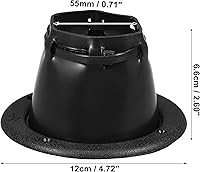 Vista 3 de X AUTOHAUX 4.7 in 4.72 "barco marino cambio de dirección Cable de arranque fuelle protector para coche barcos yates barcos arnés botas negro