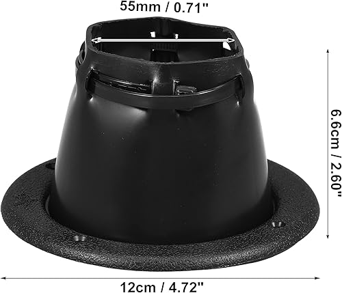 Miniatura 3 de X AUTOHAUX 4.7 in 4.72 "barco marino cambio de dirección Cable de arranque fuelle protector para coche barcos yates barcos arnés botas negro