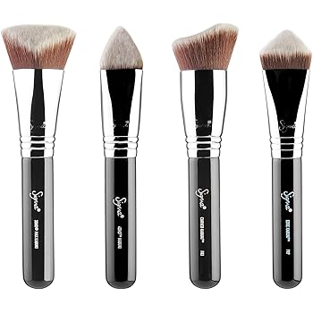 Amazon Com Sigma Beauty Professional Dimensional 4 Pc Kabuki Makeup Brush Set With Sigmatech And Sigmax Fibers To Buff Blend And Highlighting Using Liquid Creams Or Powder Face Makeup Beauty