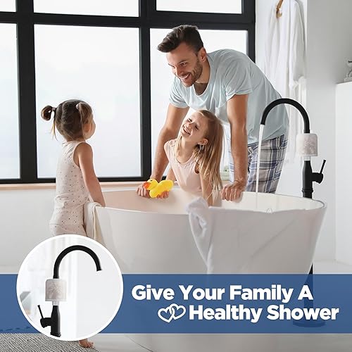 Miniatura 8 de Filtro de ducha de alto rendimiento para agua dura, diseño patentado, suavizante de agua para eliminar el cloro y el fluoruro, filtro universal de