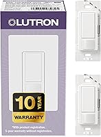 Vista 19 de Lutron Maestro Interruptor de luz con sensor de movimiento para interiores para baño, garaje, lavandería, cualquier bombilla, sensor de ocupación