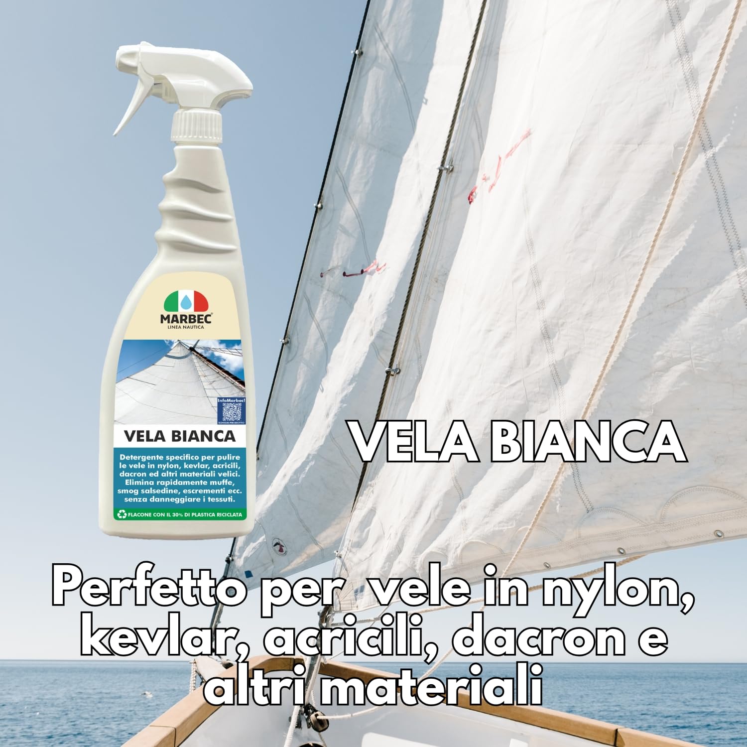 Marbec Vela Bianca Detergente smacchiante per Vele