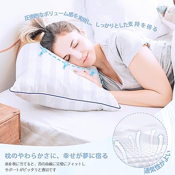 高級ホテル仕様 シビラカバー付 抗菌 防臭 枕 ピロー 清潔 安心 日本製 ④ monoplw_top.jpg?fitin=272:272