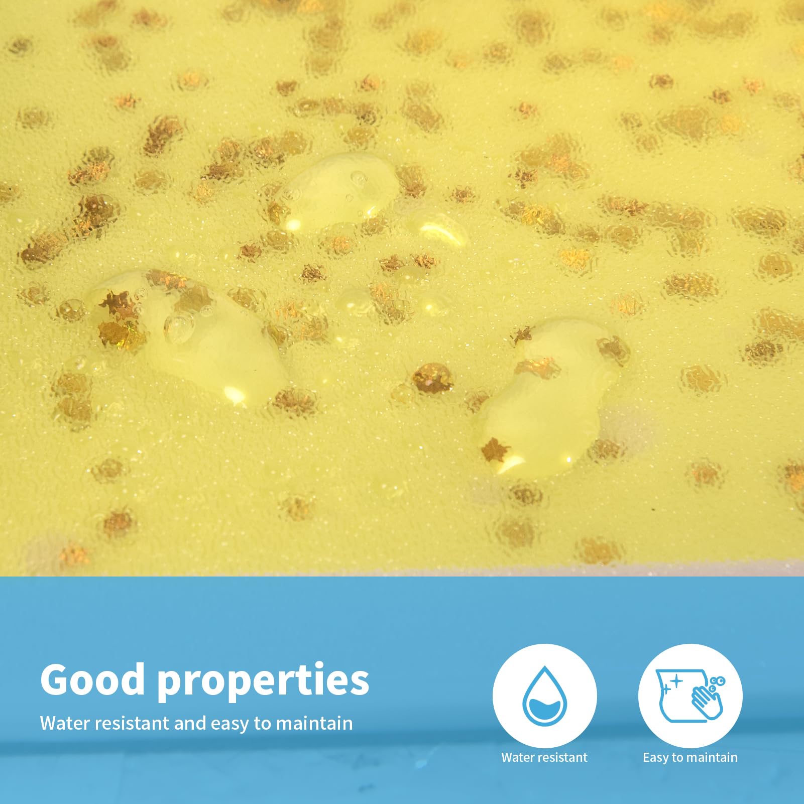 Art3d 4-Pack Liquid Sensory Floor Tiles, Colorful Liquid Fusion Senroy Dance Play Mat for Kids Toddler, 11.8