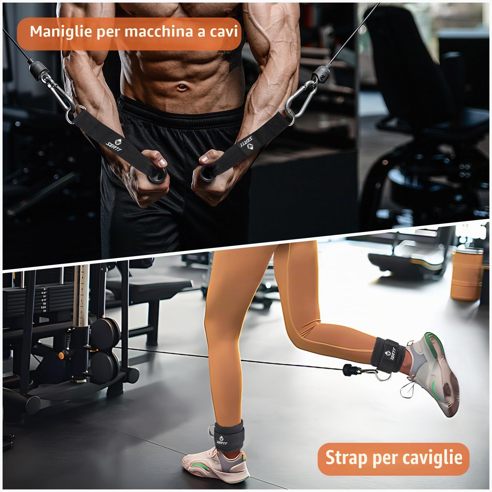 SERTT LAT - Accessorio per macchina da palestra a casa, allenamento con pesi e cavi