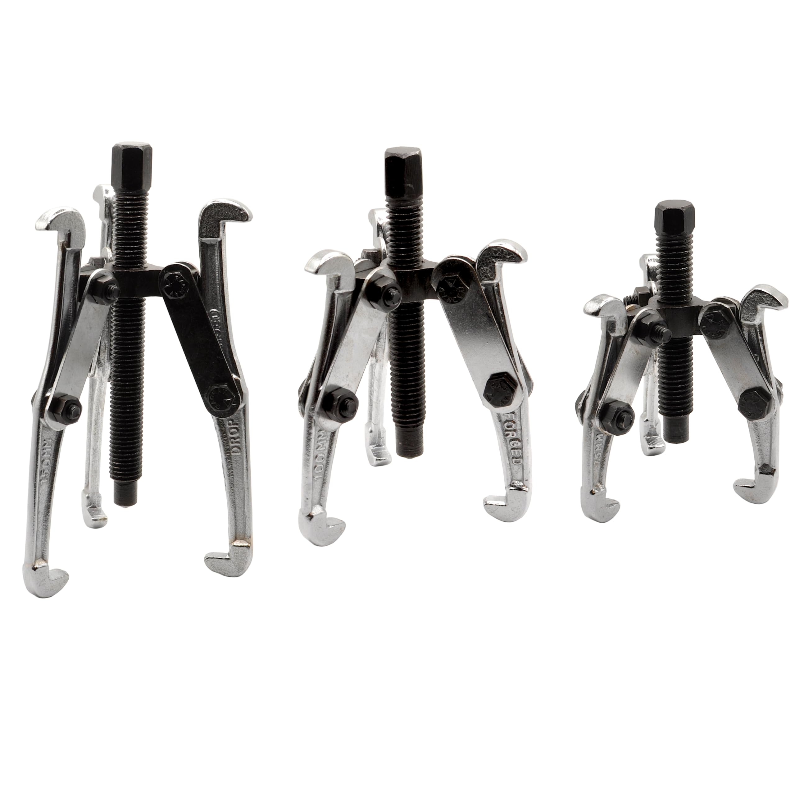 Kit extractor de poleas y rodamientos de 75/100/150 mm con 3 garras