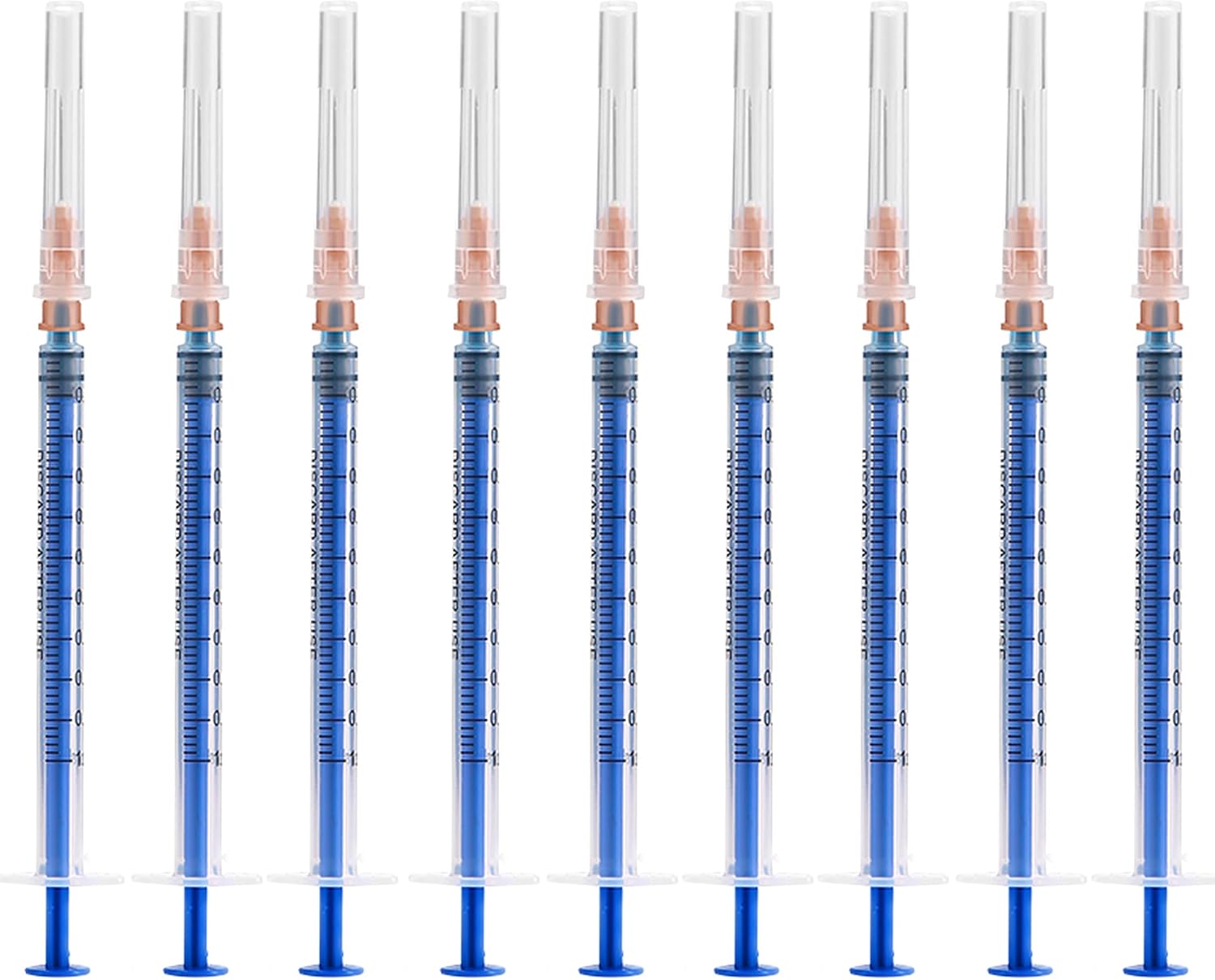 Zuhozao 25Pack 1ml with Tip and 26Ga 1/2INCH Disposable Safety Individual Packaged : Industrial & Scientific