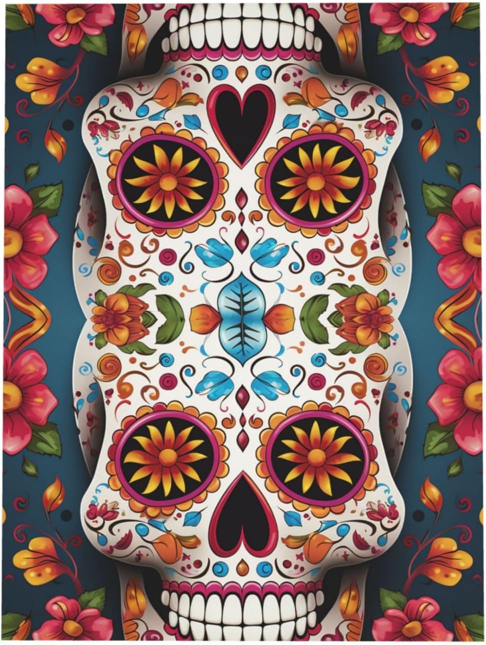 4" X 6" Blank Greeting Cards With Envelopes All Occasion Note Cards Colorful Sugar Skull Thank You Cards For Christmas Holidays Birthday Graduation Anniversaries image 3