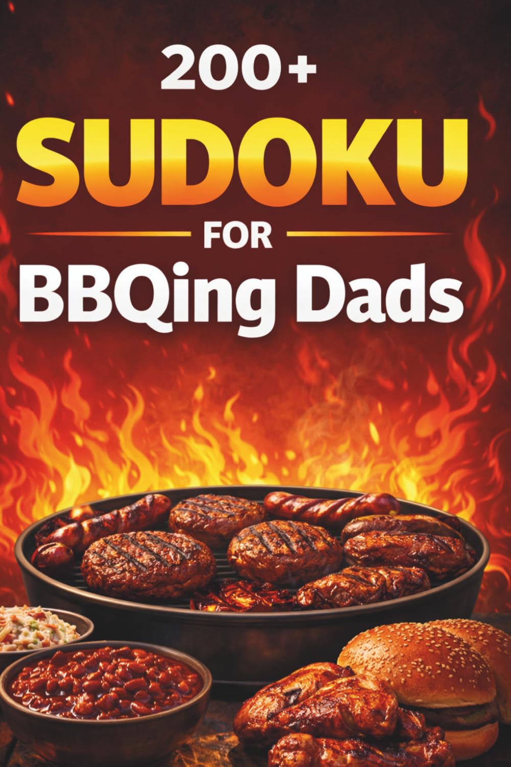 BBQ Dad Sudoku: 240 puzzles with full answer section for dads, grandpas, and Father's Day. (Puzzle and Activity Books for Men)