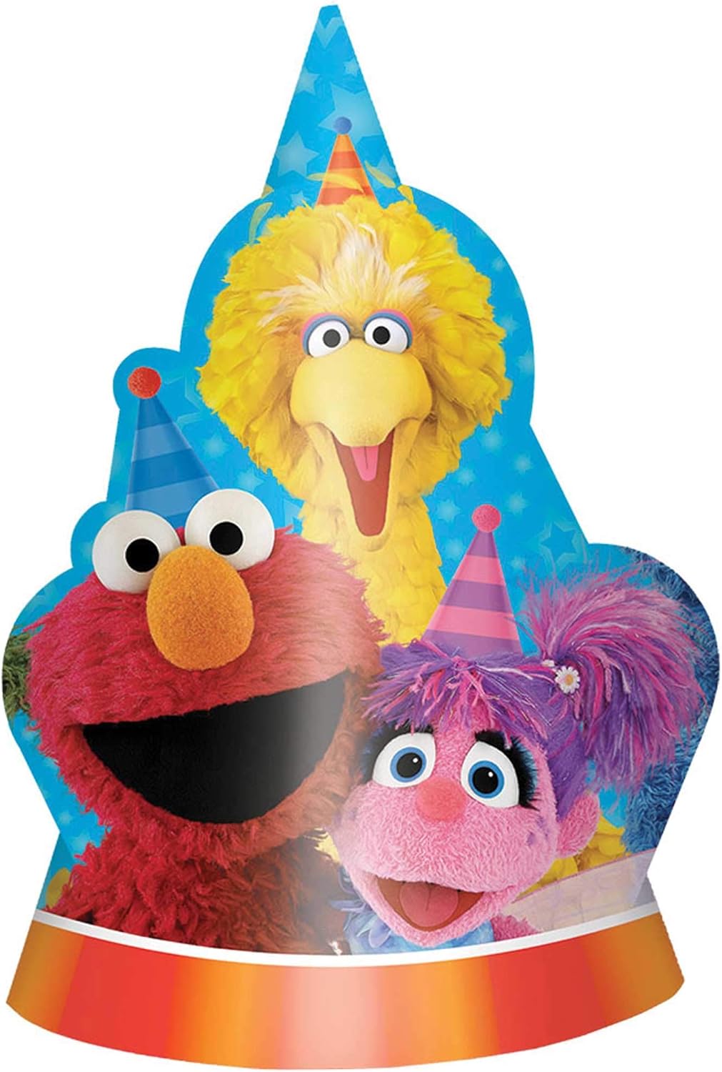 American Greetings Die-Cut Paper Hats | Sesame Street® Collection | Party Accessory